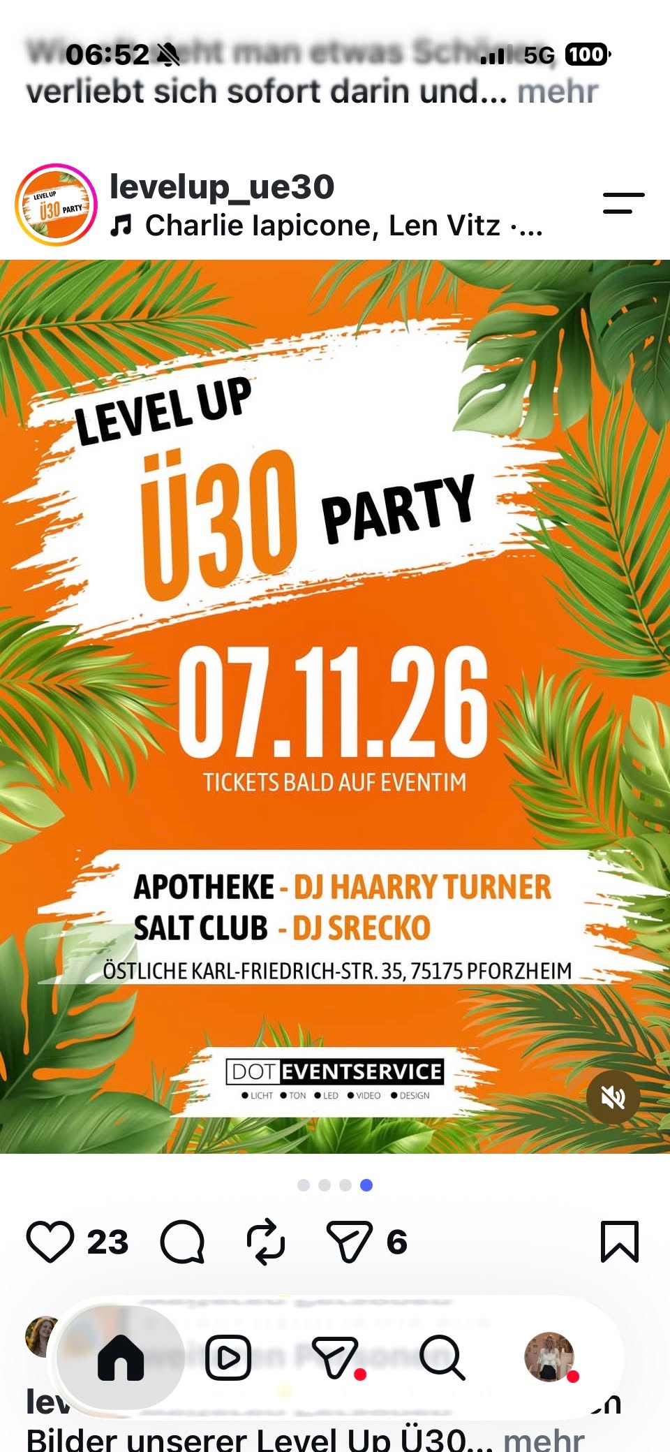 LEVEL UP Ü30 Party