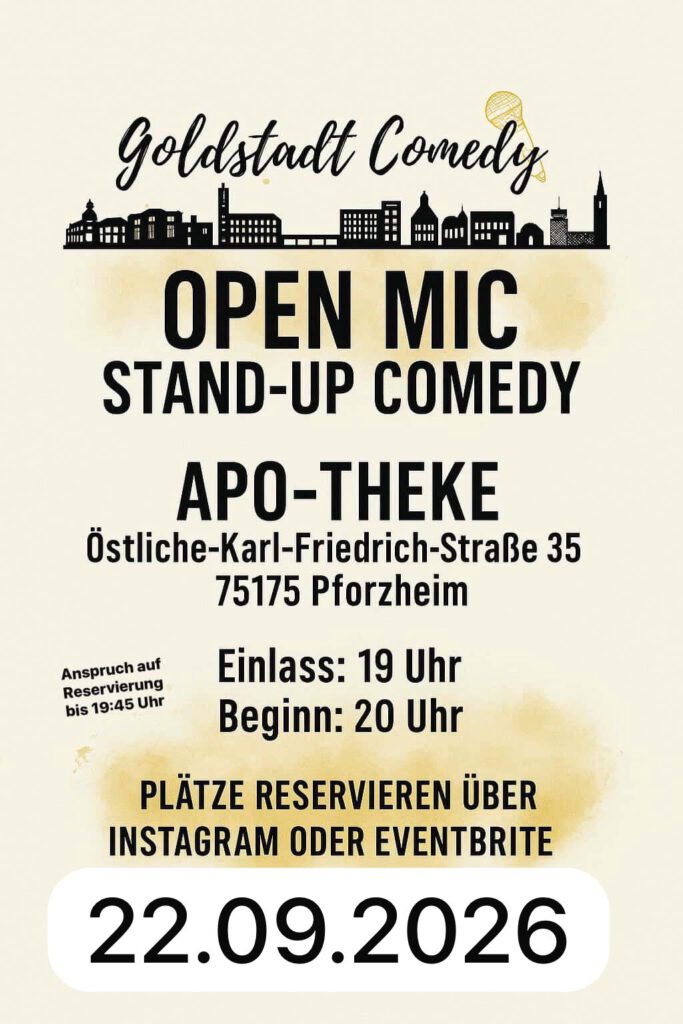 OPEN MIC // Goldstadt Comedy