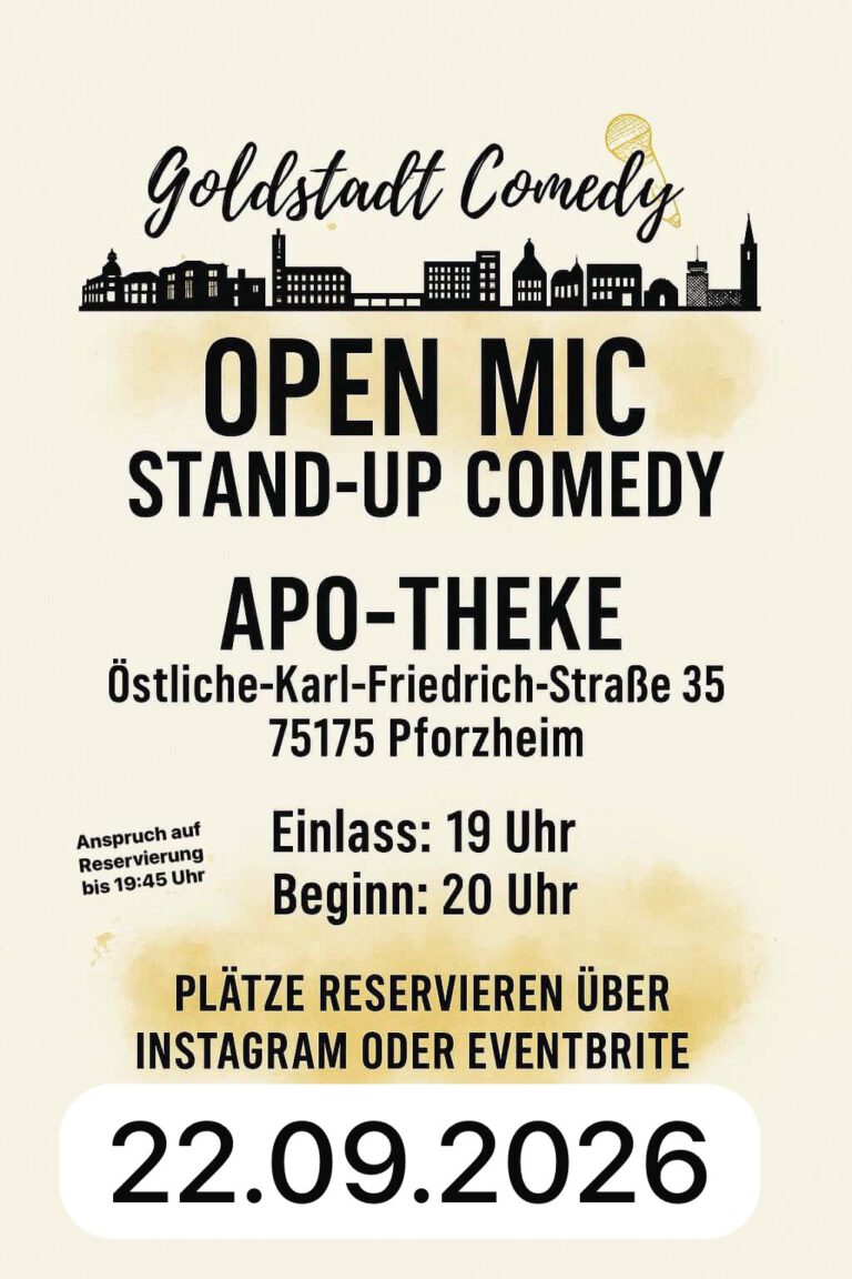 OPEN MIC // Goldstadt Comedy