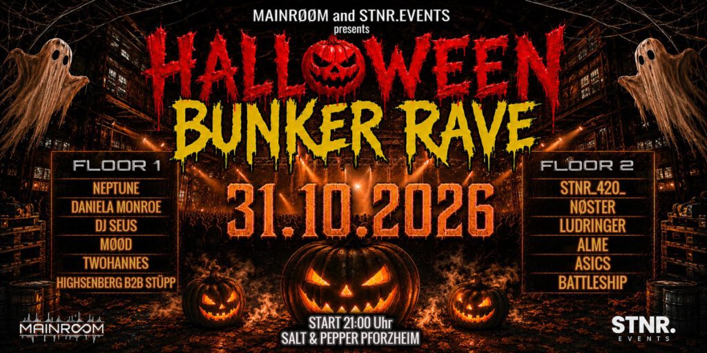 Halloween BUNKER RAVE