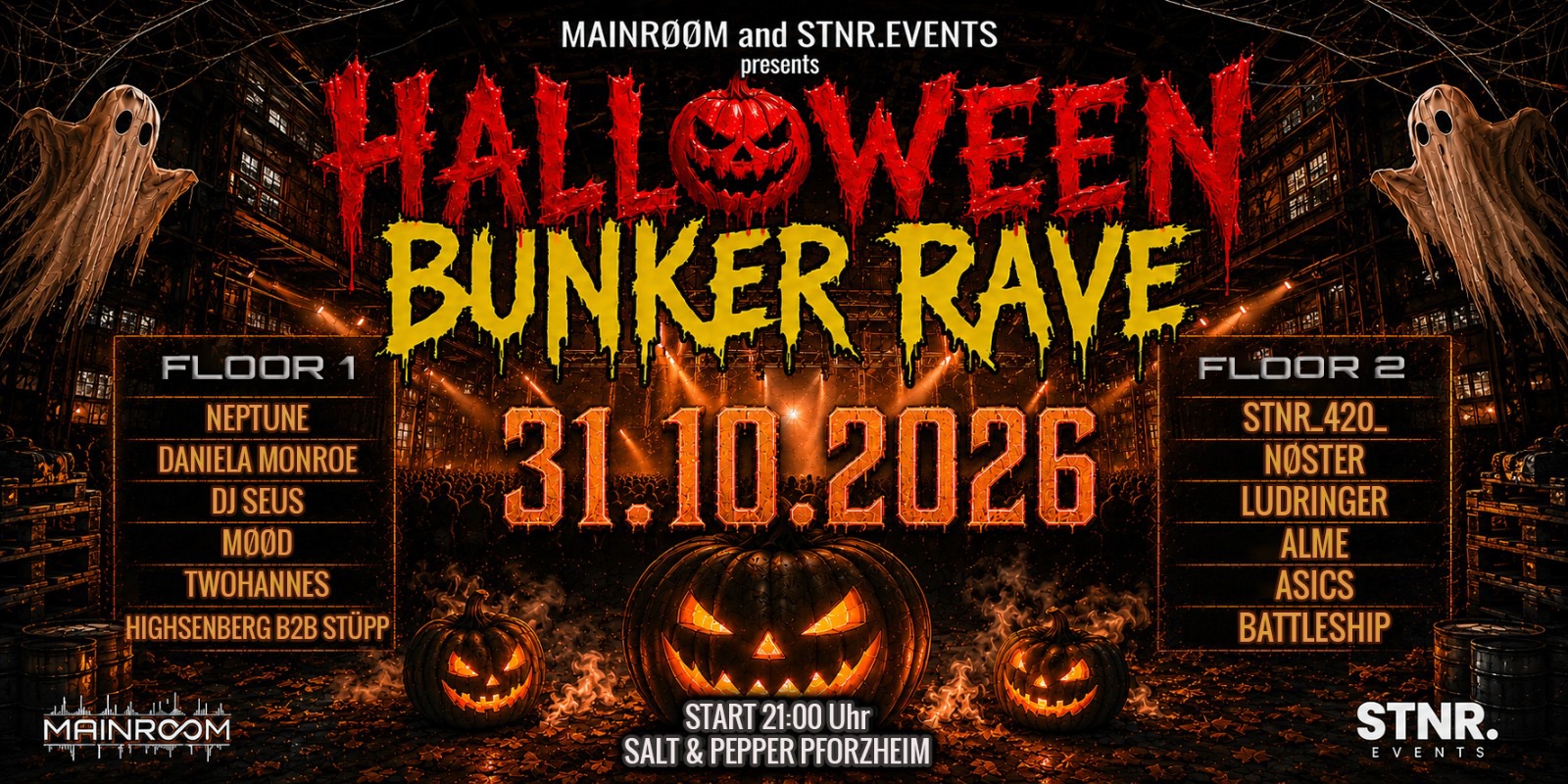 Halloween BUNKER RAVE